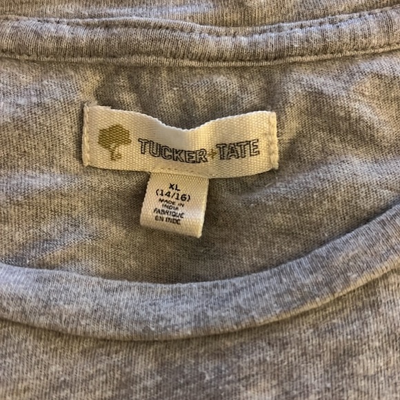 Tucker+Tate grey tee. Starry-eyed ⭐️ - Picture 3 of 5